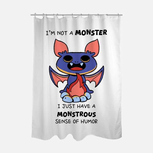 I'm Not A Monster-None-Polyester-Shower Curtain-FunkVampire