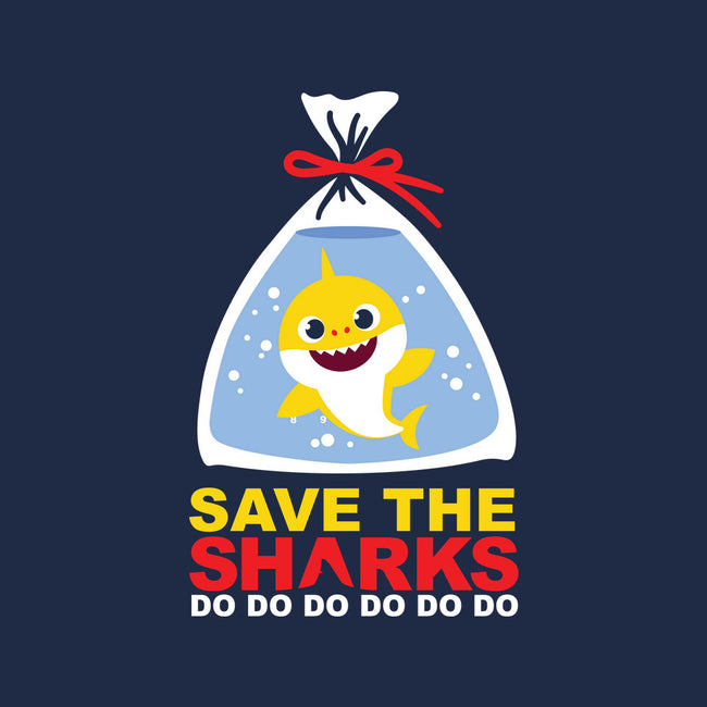 Save The Baby Sharks-Mens-Basic-Tee-Xentee