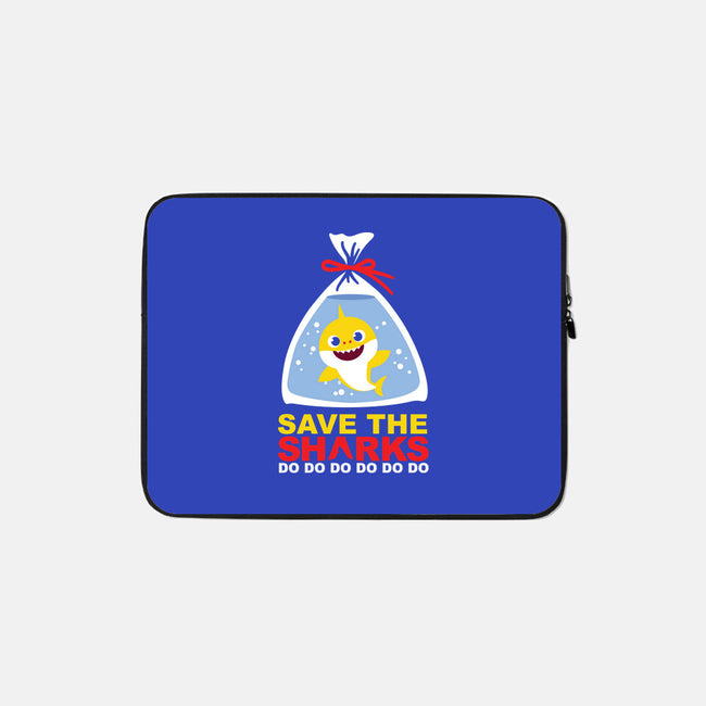 Save The Baby Sharks-None-Zippered-Laptop Sleeve-Xentee