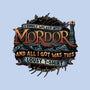 Mordor Vacation-None-Drawstring-Bag-glitchygorilla