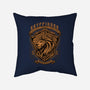 Orange Lion Emblem-None-Removable Cover-Throw Pillow-Astrobot Invention