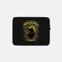 Yellow Badger Emblem-None-Zippered-Laptop Sleeve-Astrobot Invention
