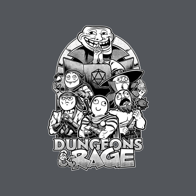 Dungeons And Rage Meme-Mens-Heavyweight-Tee-Studio Mootant