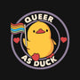 Queer As Duck Pride-None-Indoor-Rug-tobefonseca