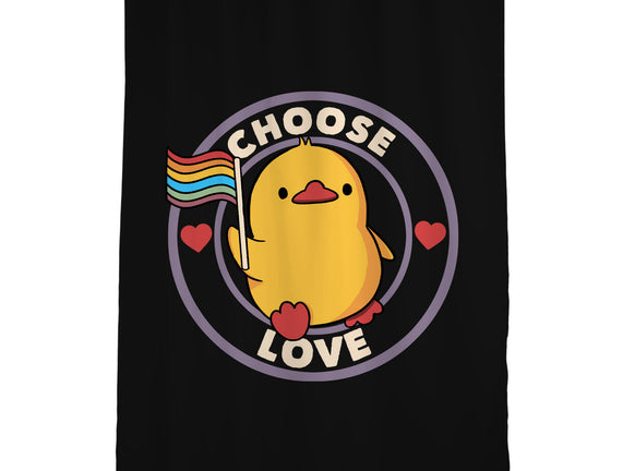 Choose Love Pride Duck