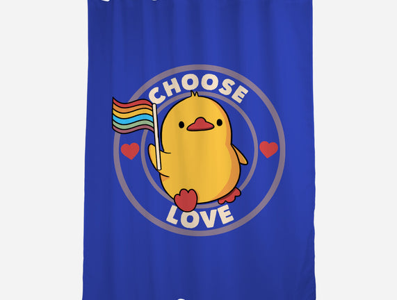 Choose Love Pride Duck