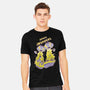 Space Invaders-Mens-Heavyweight-Tee-Under Flame