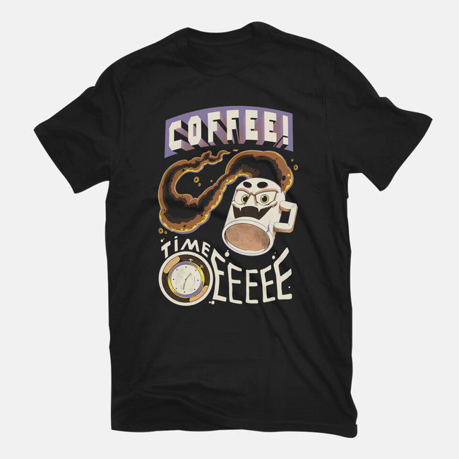 Coffee Time-Mens-Heavyweight-Tee-Under Flame