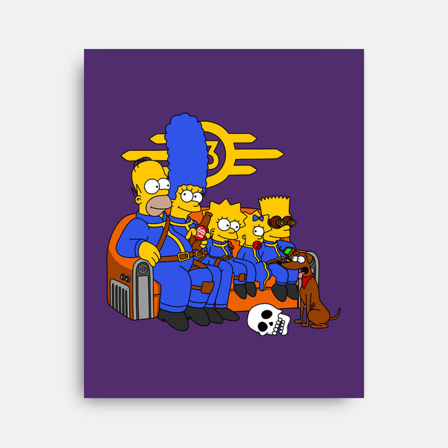 Nuclear Family-None-Stretched-Canvas-drbutler