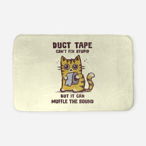 Duct Tape Can Muffle The Sound-None-Memory Foam-Bath Mat-kg07