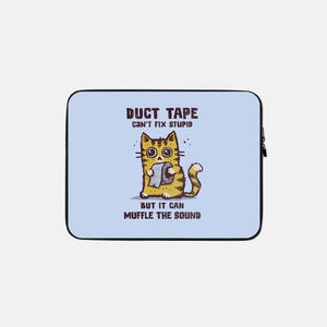 Duct Tape Can Muffle The Sound-None-Zippered-Laptop Sleeve-kg07