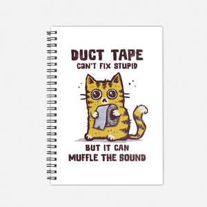 Duct Tape Can Muffle The Sound-None-Dot Grid-Notebook-kg07