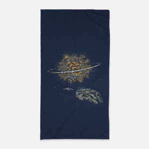 Starry Explosion-None-Beach-Towel-kg07
