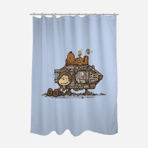 The Lazy Beagle-None-Polyester-Shower Curtain-kg07