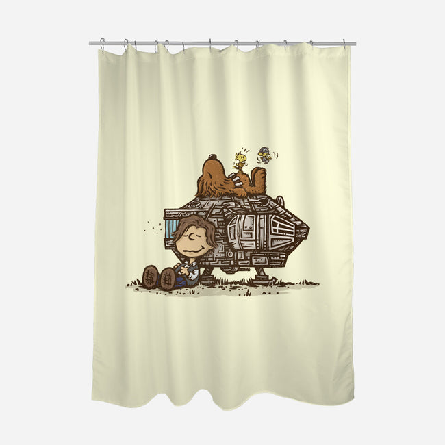 The Lazy Beagle-None-Polyester-Shower Curtain-kg07