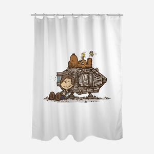 The Lazy Beagle-None-Polyester-Shower Curtain-kg07
