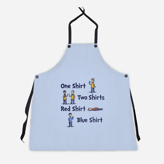 Red Shirt Blue Shirt-Unisex-Kitchen-Apron-kg07
