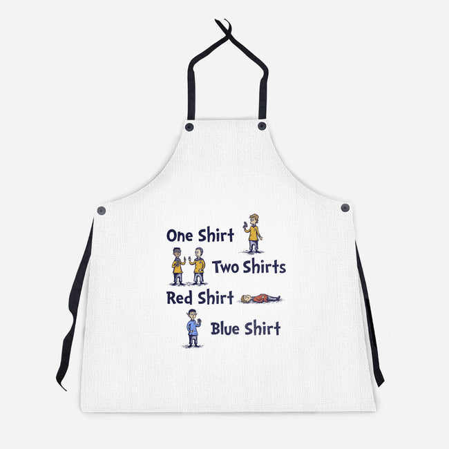 Red Shirt Blue Shirt-Unisex-Kitchen-Apron-kg07