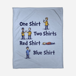 Red Shirt Blue Shirt-None-Fleece-Blanket-kg07