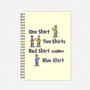 Red Shirt Blue Shirt-None-Dot Grid-Notebook-kg07