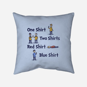 Red Shirt Blue Shirt-None-Removable Cover-Throw Pillow-kg07