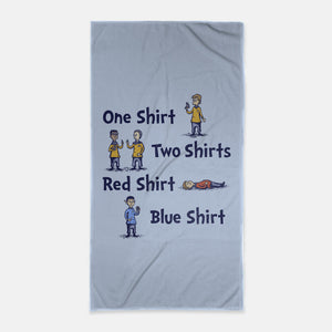 Red Shirt Blue Shirt-None-Beach-Towel-kg07