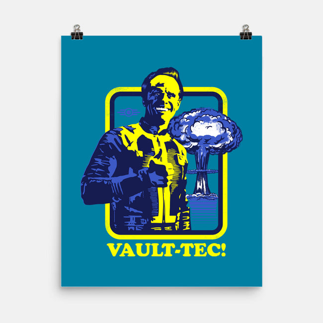 Vault Tec Coop-None-Matte-Poster-rocketman_art
