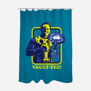 Vault Tec Coop-None-Polyester-Shower Curtain-rocketman_art