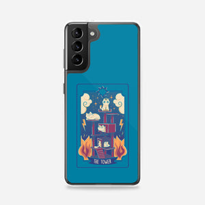 The Tower Cat Tarot-Samsung-Snap-Phone Case-tobefonseca