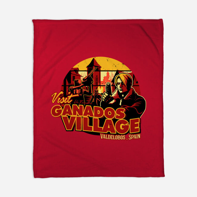 Ganados Village-None-Fleece-Blanket-daobiwan
