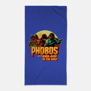 Phobos Moon-None-Beach-Towel-daobiwan