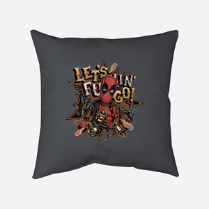 Let’s Freaking Go-None-Removable Cover w Insert-Throw Pillow-glitchygorilla