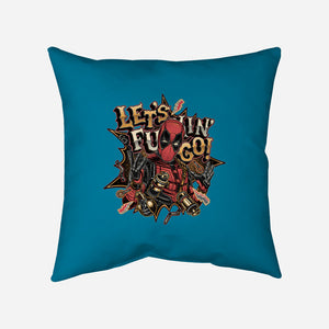 Let’s Freaking Go-None-Removable Cover w Insert-Throw Pillow-glitchygorilla