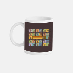 Alphabet Wars-None-Mug-Drinkware-kg07