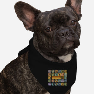 Alphabet Wars-Dog-Bandana-Pet Collar-kg07