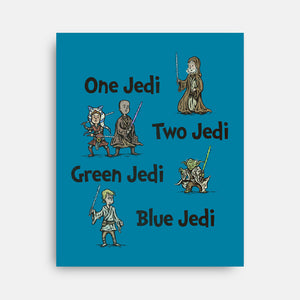 One Jedi Two Jedi-None-Stretched-Canvas-kg07