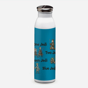 One Jedi Two Jedi-None-Water Bottle-Drinkware-kg07
