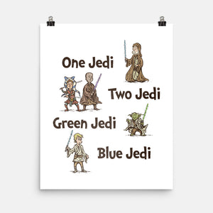 One Jedi Two Jedi-None-Matte-Poster-kg07