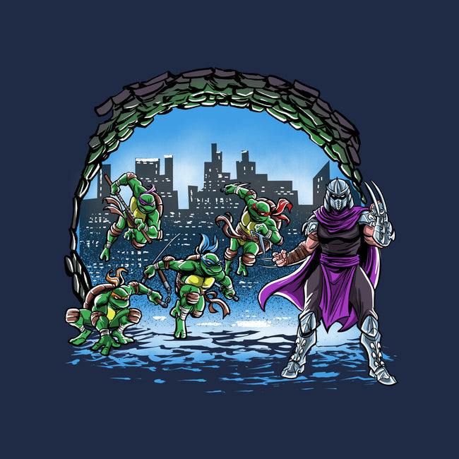 Turtles Cover-Youth-Pullover-Sweatshirt-zascanauta