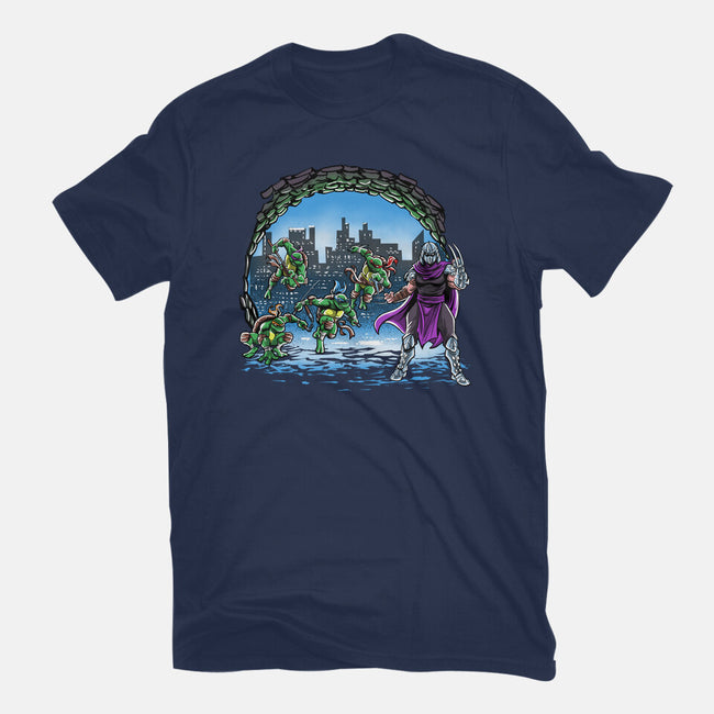 Turtles Cover-Youth-Basic-Tee-zascanauta