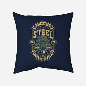 Knight Of Steel T-51-None-Removable Cover-Throw Pillow-Olipop