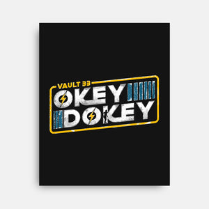 Okey Dokey Vault 33-None-Stretched-Canvas-rocketman_art