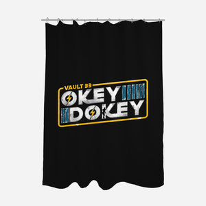 Okey Dokey Vault 33-None-Polyester-Shower Curtain-rocketman_art