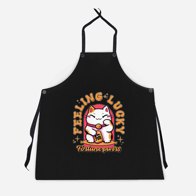 Fortune Purrs-Unisex-Kitchen-Apron-Ca Mask