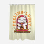 Fortune Purrs-None-Polyester-Shower Curtain-Ca Mask