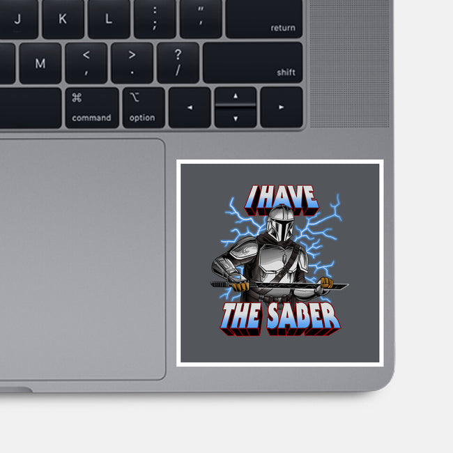 The Dark Saber-None-Glossy-Sticker-joerawks