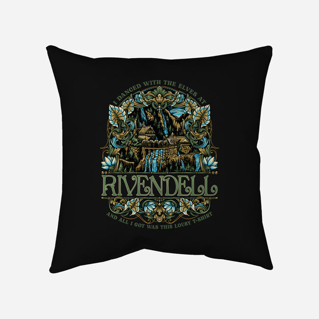 I Went To See The Elves-None-Removable Cover w Insert-Throw Pillow-glitchygorilla