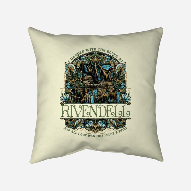 I Went To See The Elves-None-Removable Cover w Insert-Throw Pillow-glitchygorilla