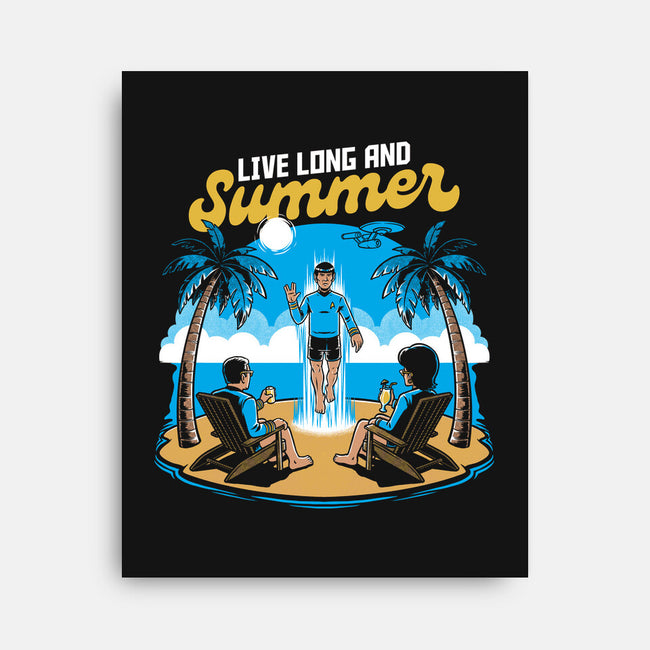 Scifi Summer Trekkie-None-Stretched-Canvas-Studio Mootant