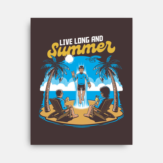 Scifi Summer Trekkie-None-Stretched-Canvas-Studio Mootant